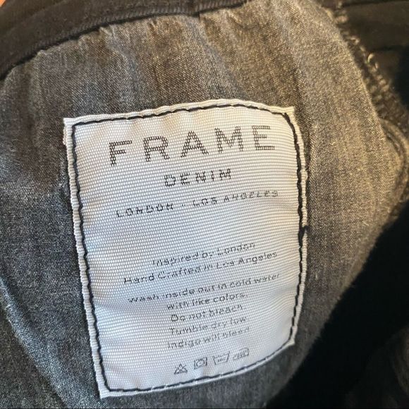 FRAME DENIM - Le Skinny de Jeanne - Black Distressed- NWT - Picture 7 of 10